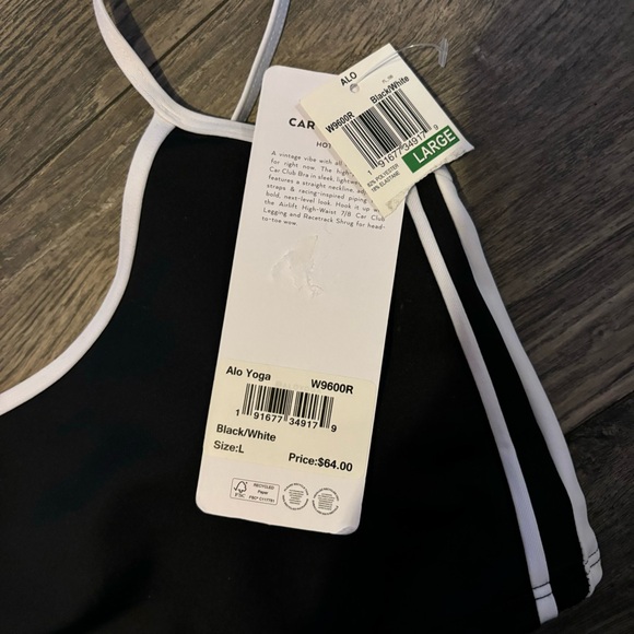 Alo Yoga Airlift Car Club sports bra Size Large NWT - Picture 6 of 9